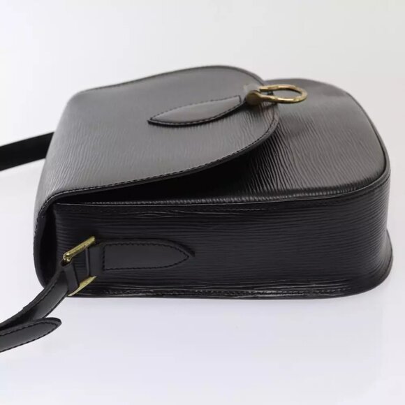 LOUIS VUITTON Epi Saint Cloud GM Shoulder Bag Black Noir M52192 LV Auth yk13931 - Picture 5 of 16